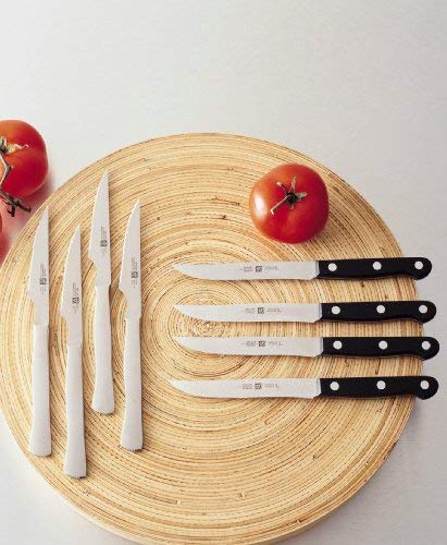 ZWILLING 4-pc Serrated Steak Knife Set, Stainless Steel - color: Stainless Steel, size: 4 pc