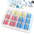 TICONN 600 Pcs Solder Seal Wire Connectors, Heat Shrink Butt Splice - size: Mixed 600 Pieces