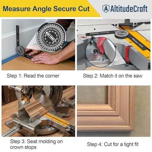 2-in-1 Crown Molding Jig and Miter Saw Protractor Set - style: Miter Saw Set