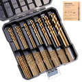 99Pcs M35 Cobalt Drill Bit Set, 1/16 inch-3/8 inch,Twist Jobber Drill Bit Kit for Stainless Steel, Hard Metal and Wood Plastic with Portable Indexed Case - size: 99Pcs Cobalt Drill