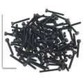 105 Pieces M2 x 16mm Socket Head Cap Screws, Thread Pitch 0.4mm, Sutemribor M2 Black Screws, 12.9 Grade Alloy Steel, Black Oxide Finish, Fully Threaded - size: M2 x 16mm, style: Socket Head