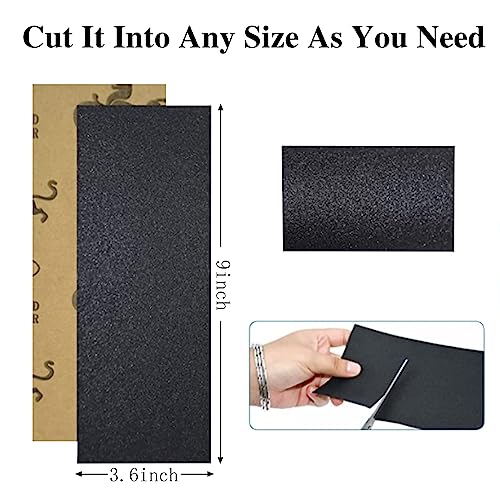 100 Pcs Wet Dry Sandpaper,80 to 5000 Assorted Grit | Sand Paper Sheets for Wood Furniture Finishing,Metal Sanding and Automotive Polishing - style: sandpaper-100 pcs