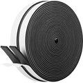 Self Adhesive Foam Tape Weatherstrip 1/2In x 1/4In x 52Ft High Density Foam Insulation Strips Foam Seal Weather Stripping with Strong Adhesive for Door and Window Sound Isolation Soundproofing - size: 1/2in x 1/4in x 52Ft