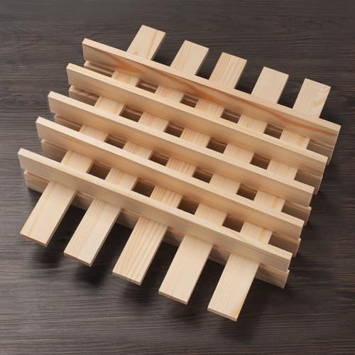 Wood Strips Trim Slats for Crafts, Square Wooden Dowels Wooden Sticks for Crafts, 3/8" × 1.5" × 15", 15 PCS Wood Dowel Rods, Unfinished Hardwood Sticks Flat Lumber Boards for Woodworking - size: 3/8x1.5x15 in - 15PCS