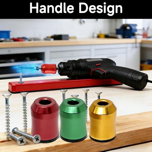 3 Pcs Magnetic Screw Holder, 1/4" Universal Magnetic Screw Ring