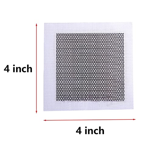 3 Pcs 4 Inch Wall Patch Repair, Drywall Repair Patch Self Adhesive Drywall Patch and Fiberglass Repair Kit, Heavy Duty Dry Wall Hole Repair Patch for Drywall Plasterboard (4 x 4 Inch) - size: 4inch*3