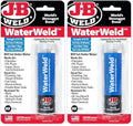 J-B Weld 8277 WaterWeld Epoxy Putty Stick - 2 oz. (Pack of 2) - size: 2 oz - 2 Pack