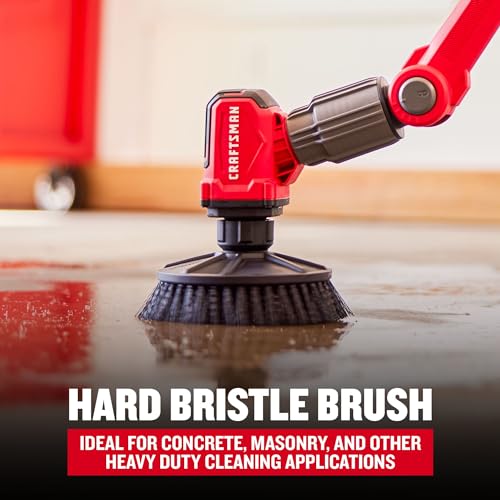 CRAFTSMAN Power Scrubber Bristle Brush Set for V20 Cordless 2-in-1 Power Scrubber (CMCPSMHB) - style: 3 Scrubber Bristle Brushes Set