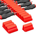 Ernst Manufacturing Screwdriver Pro - Modular Screwdriver Organizer for 13 Tools with Anti-Slip Base, Red - Made in the USA - size: 13-Tool