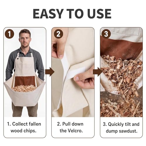Woodworking Apron for Men - size: Large