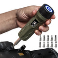 Torque Screwdriver Set 10-70 in-lb, Adjustable Inch Pound 11Pcs Kit - color: Green