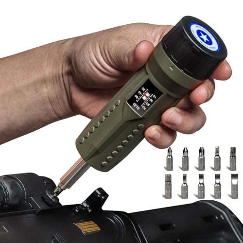 Torque Screwdriver Set 10-70 in-lb, Adjustable Inch Pound 11Pcs Kit - color: Green