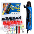350W Mini Heat Gun for Heat Shrink Tubing, 460PCS 10-26 AWG Solder Seal Wire Connectors & Waterproof Shrink Tube Kit, Portable Hot Air Gun with 2-Temp Max 752°F (400°C) for Automotive, Wiring Repair - size: 460pcs (with heat gun)