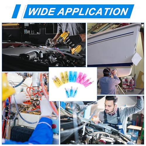 320PCS Heat Shrink Bullet Connectors, Male Female