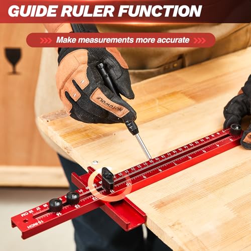 Saker 4-in-1 Router Milling Jig with Auto Center Punch Guide