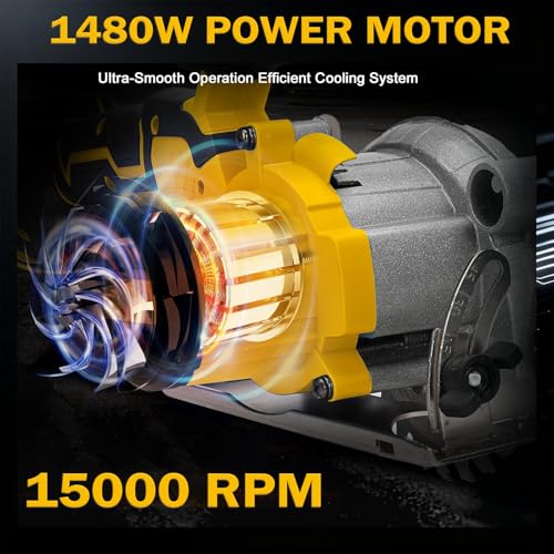 Mini Circular Saw Corded,4"&5" Electric Wood Saw with Vacuum Dust Bag,0-45° Cutting Bevel, Max Cutting Depth 1.6"(90°), 1.28"(45°) for Wood,Soft Metal,Tile,Plastic Cutting 001