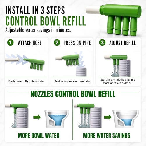 3" Flapper Eliminator Quick Connect Valve Conversion Kit and Overflow Water Conserver - with Metal Ceramic Handle - New - size: 3 - Inch, style: Metal-Ceramic Handle