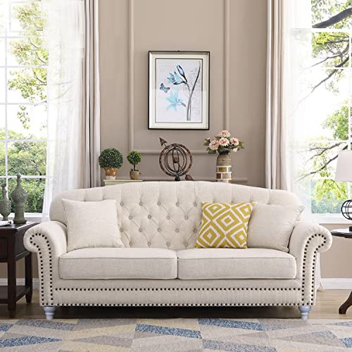 Maricome 4 Inch White Furniture Legs Set of 4 Wood Replacement Legs for Cabinet Dresser Ottoman M8 Bolt Pre-Installed - color: 4 Inch White