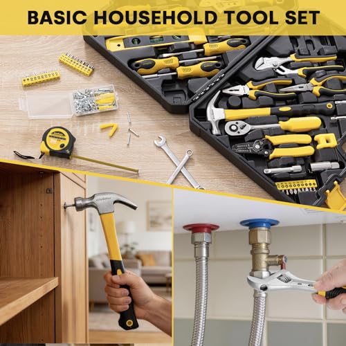 Enventor Tool Set with Molded Storage Case, 231 Pieces - size: Large tool set-231PCS