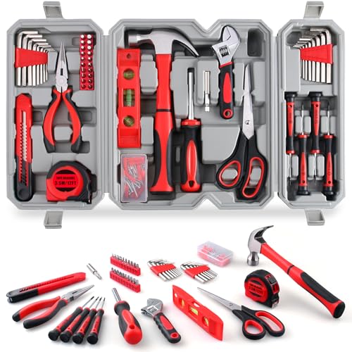 WINNER 160-Piece All-Purpose Household Tool Kit in Delicate Toolbox, Suitable for Both Male and Female, Great for Common Home Repairs, House DIY Project, Garage, Office, Gift for Father's Day - size: 160-Pc. Master Home Tool Kit