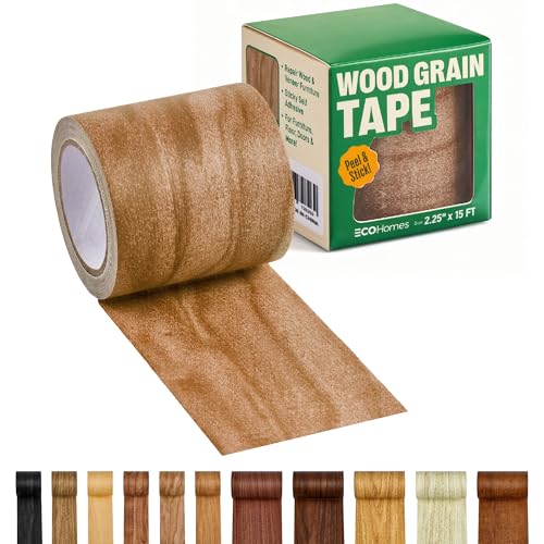 ECOHomes Wood Grain Repair Tape (Light Chestnut, 2.25 Inch x 15 Feet) - color: Light Chestnut, size: 2.25 Inch By 15 Ft