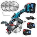 Cordless Circular Saw, 6"Brushless Circle Saw with 2x6.0Ah Battery