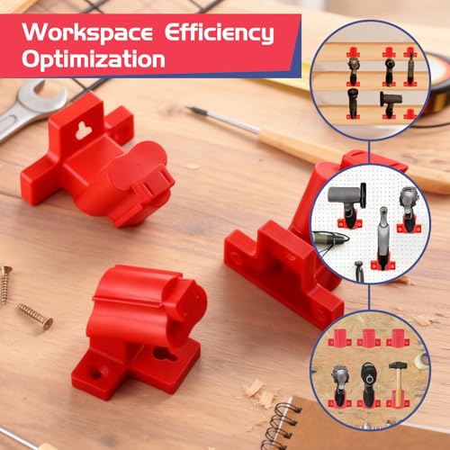 Tool Holder Wall Mount Compatible for Milwaukee 12V Drill Bit Holder, Power Tool Organizer Storage Wall Hanger for M12