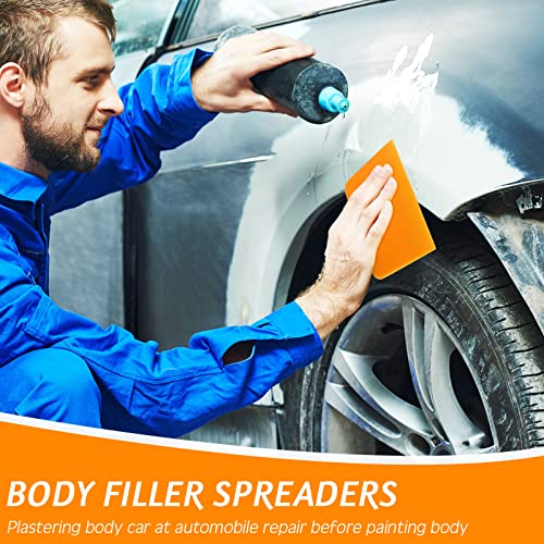 Frienda 6 Pcs Body Filler Spreaders Plastic Auto Putty,3 Sizes - size: 3 Sizes