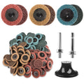 93PCS 2inch Die Grinder Sanding Disc Quick Change Surface Conditioning Tool