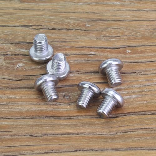55 Pieces M5 x 6mm Machine Screws, Thread Pitch 0.8mm, Sutemribor M5 Phillips Pan Head Machine Screws, 304 Stainless Steel, Fully Threaded, Silver - size: M5 x 6mm, style: Phillips Pan Head