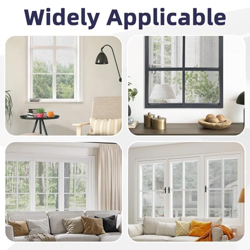 BafloTEX Fiberglass Screen Mesh, 36 x 84 Inch Window and Door Repair Kit - size: 36"x84"