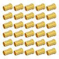 Hooshing 30PCS Pex Plugs 1/2 inch Pex Barb End Cap Brass Crimp Fittings - size: 1/2 inch