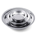 HORUSDY Magnetic Tray | 3-Piece | Round Magnetic Parts Tray | 3 Inch 4 Inch 6 Inch Magnetic Tray for Mechanic's | Stainless Steel - style: 3-Piece Magnetic Tray - Basic