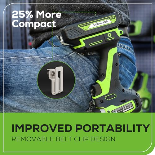 Greenworks 24V Brushless 1950 in./lbs Impact Driver, 1/4-inch Hex Variable Speed, Tool Only - size: Tool Only(1950 in-lbs Impact Driver)