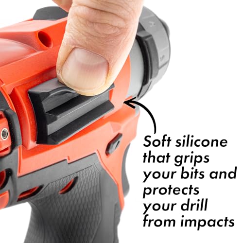 Simon Tools Magnetic Bit Holder for Impact Drivers and Drills - Super Strong Adhesive - Drill Accessory That Fits Most drills: Dewalt, Makita, Klein, Bosch and Milwaukee Bit Holder - size: NEW! Compact version