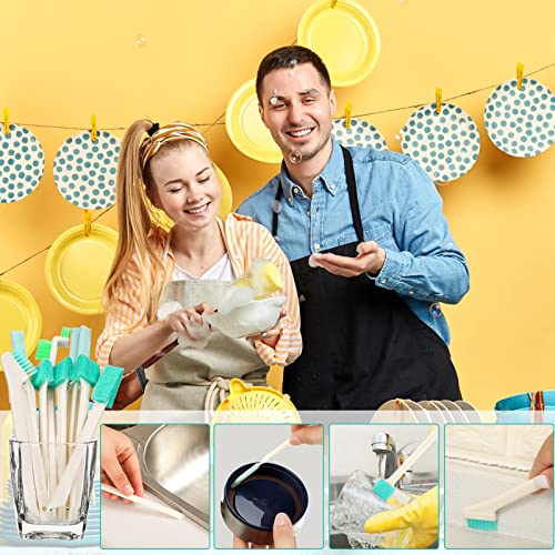 Nuenen 16 Pcs Small Household Cleaning Brushes for Deep Detail Cleaner