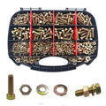 1050PCS High-Strength Bolt and Nut Assortmetn Kit - size: 1050pcs M4 M5 M6 M8
