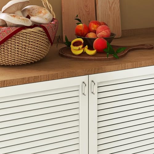 HOME EDIT Brushed Nickel Solid Cabinet Handles & Pulls 3 Inch 10 Pack - color: Brushed Nickel, size: 3 inches Hole Center