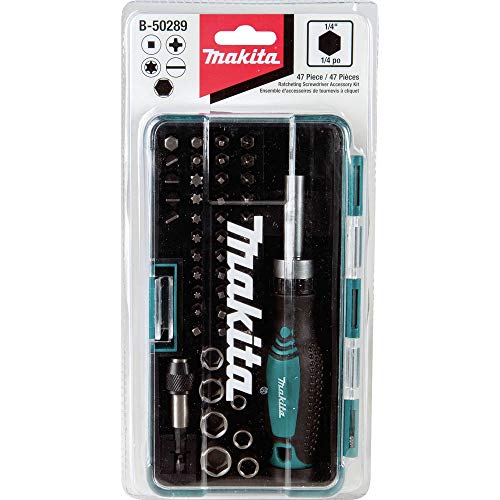 Makita B-50289 47 Pc. Ratchet and Bit Set