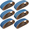 6-Piece Premium 3 x 18 Inch Zirconia Sanding Belts 40-400 Grit - color: Mix Grit, size: 3x18 Inch