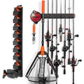 KastKing GravityLock V8 Fishing Rod Holder with Line Spooler, Holds 8 Rods - color: V8 1-pack (store 8 combos with line spooler)