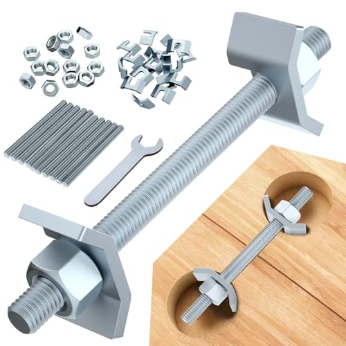 Countertop Connector Bolts 10-Pack, M8x100mm Miter Bolt Kit