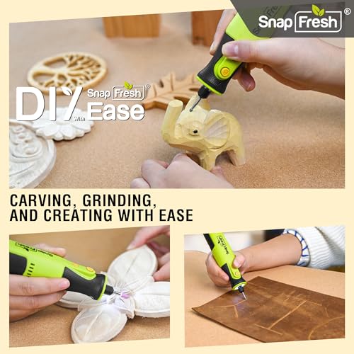 SnapFresh 8V Cordless Rotary Tool Kit, 28, 000 RPM, 46 Accessories - size: 8