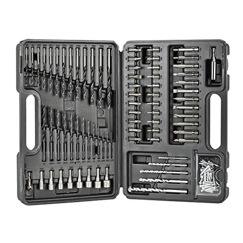 BLACK+DECKER Drill Bit Set/Screwdriver Bit Set Combo, 109-Piece (BDA91109)