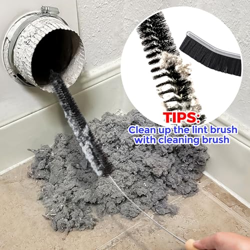 Holikme Dryer Vent Cleaner Kit 3 Pack – Crevice & 2 Lint Brushes - size: 3Pack