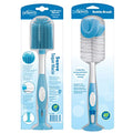 Dr. Brown's Baby Bottle and Nipple Brush Soft Touch and Sponge Brush, Blue Variety Pack, 2 -Pack - color: Blue Variety Pack, size: 2-Pack