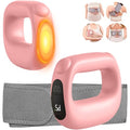 Deep Tissue Percussion Muscle Massage Gun: with Heat, Adjustable Intensity and Speed, Super Quiet, USB-C Rechargeable, Portable, Pain Relief for Athletes and Everyone, Ideal Gift（Pink） - color: Pink