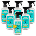 Aunt Fannie's All Purpose Vinegar Cleaner Spray, Lemon, Pack of 6 | Cuts Grease & Grime, No Harsh Residue, Safe for Kitchens Bathrooms Windows Counters & Sealed Areas, Kid and Pet Safe - size: 16.9 Fl Oz (Pack of 6)