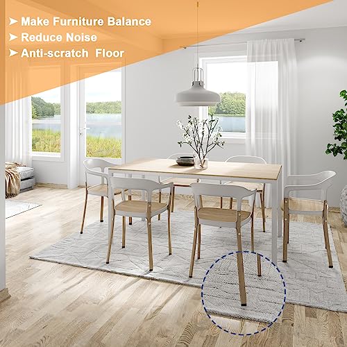 1/4" Thread Furniture Feet Levelers, 12 PCS Adjustable Furniture Feet - size: 1/4"-20