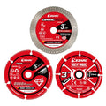 EZARC 3 Inch Cut Off Wheel Set for Metal, Wood, Tile, 3/8" Arbor, 3-Pack